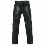 Genuine Leather Full Grain Motorbike Leather Pants, Motorcycle Style