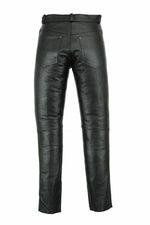 Genuine Leather Full Grain Motorbike Leather Pants, Motorcycle Style
